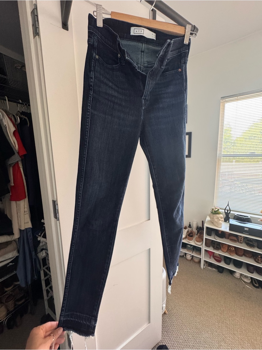 AYR High Riser Deep Indigo Jeans - Picture 2 of 3